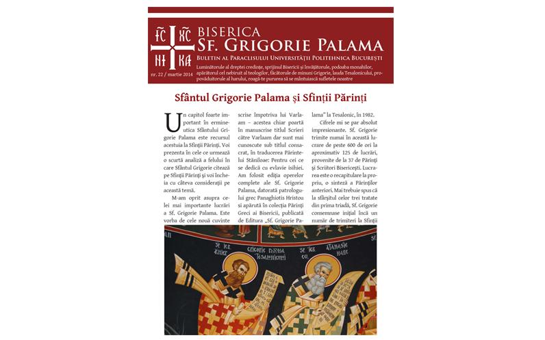 Buletin Parohial | nr. 22 | martie 2014