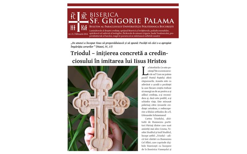Buletin Parohial | nr. 21 | februarie 2014