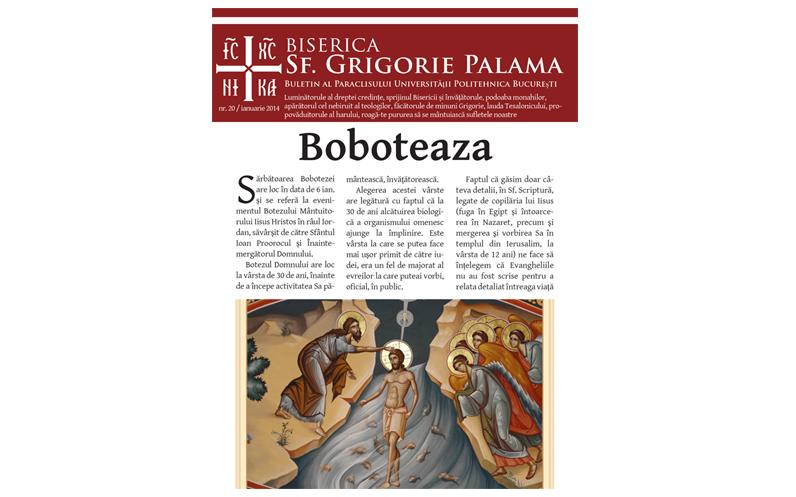Buletin Parohial | nr. 20 | ianuarie 2014