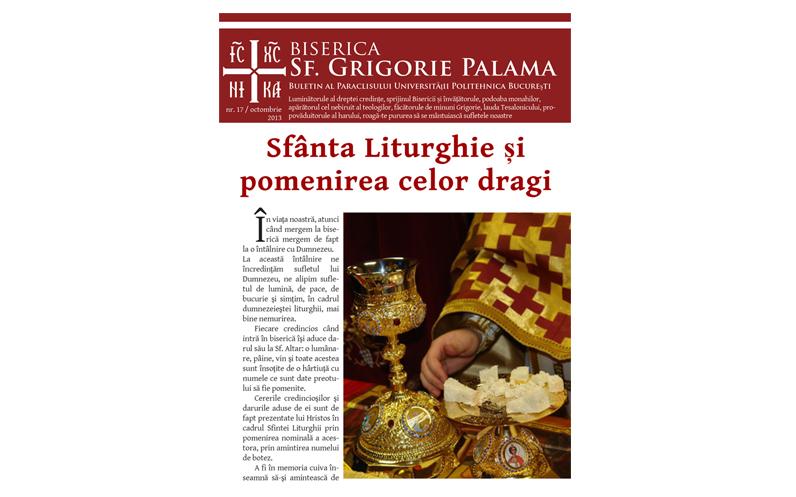 Buletin Parohial | nr. 17 | octombrie 2013